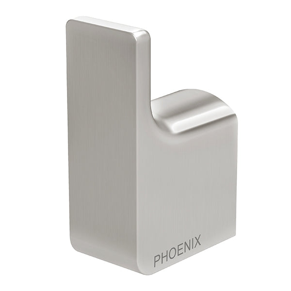 Phoenix Gloss Robe Hook-Brushed Nickel - The Blue Space
