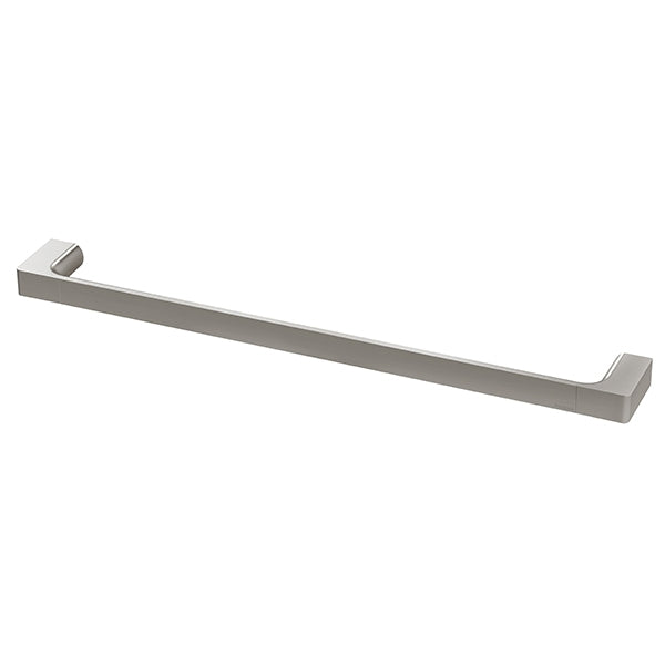 Phoenix Gloss Single Towel Rail 600mm-Brushed Nickel - the blue space