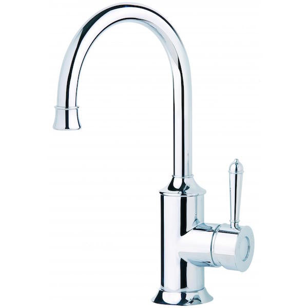 Phoenix Nostalgia Sink Mixer 160mm Gooseneck-Chrome - The Blue Space