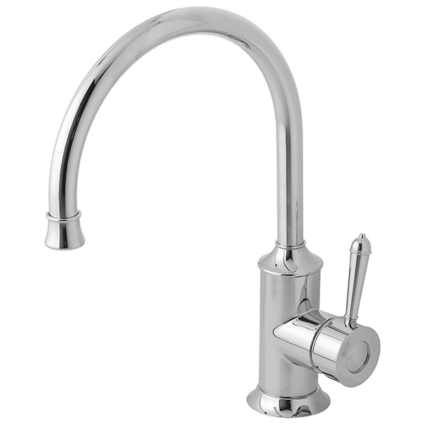 Phoenix Nostalgia Sink Mixer 220mm Gooseneck-Chrome - The Blue Space