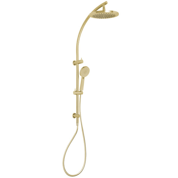 Phoenix Vivid Twin Shower-Brushed Gold - the blue space