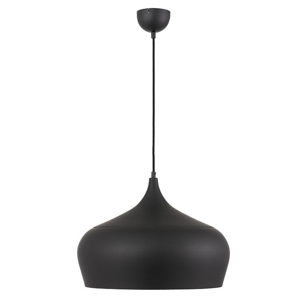 Telbix Polk ES 45cm Pendant Matte Black online at The Blue Space