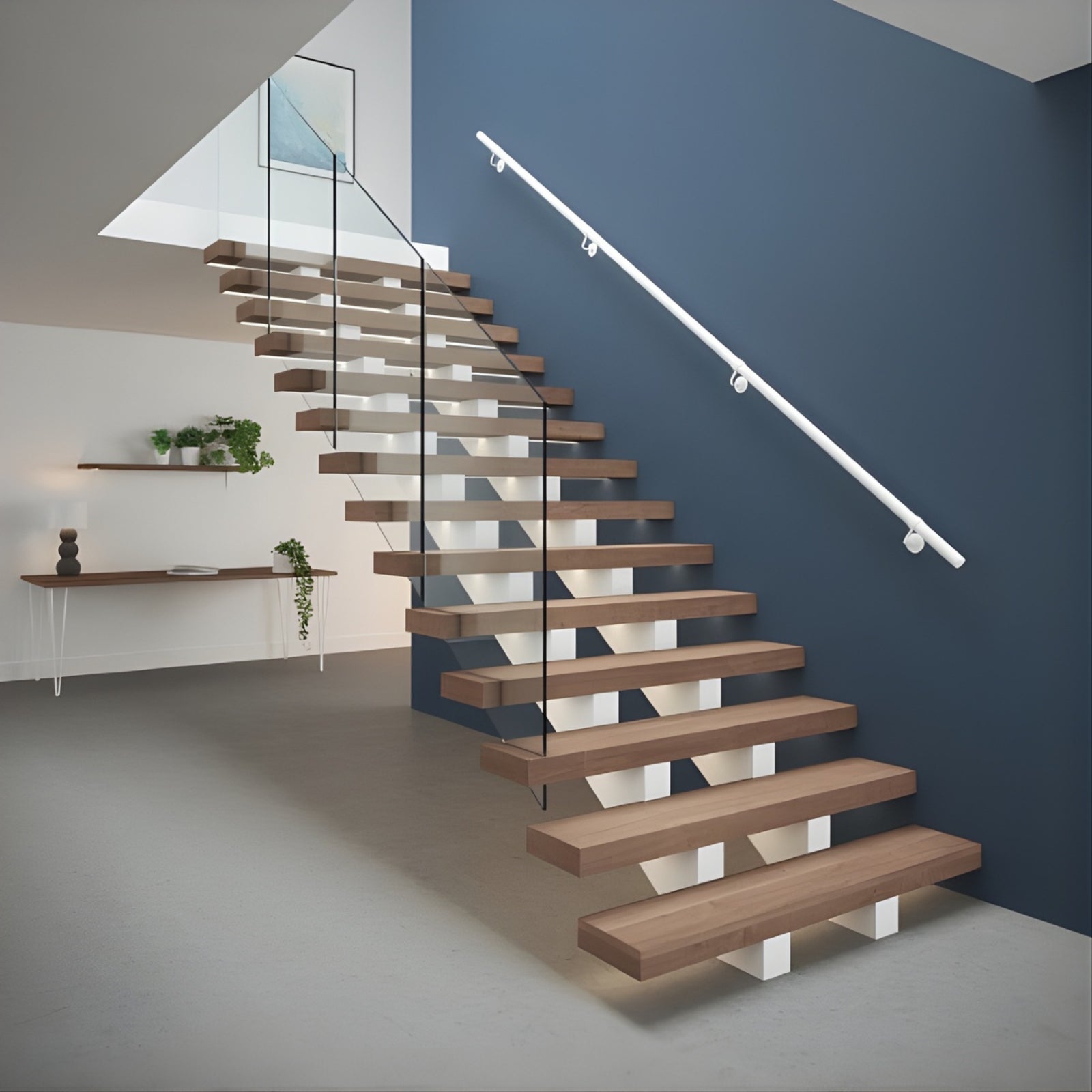 Rothley Anti Bacterial Indoor Handrail Kit Matt White ROKMW3600I - The Blue Space