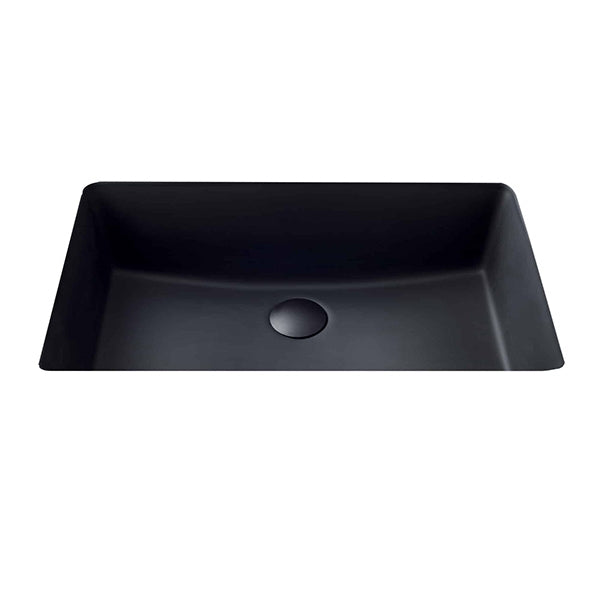 Seima Plati Rectangular Under Counter Basin - Black