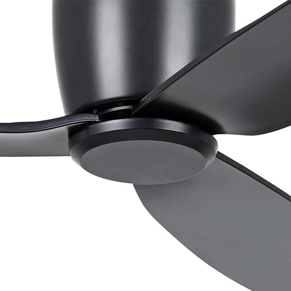 Eglo Seacliff 52" 132cm DC Ceiling Fan - Black - The Blue Space