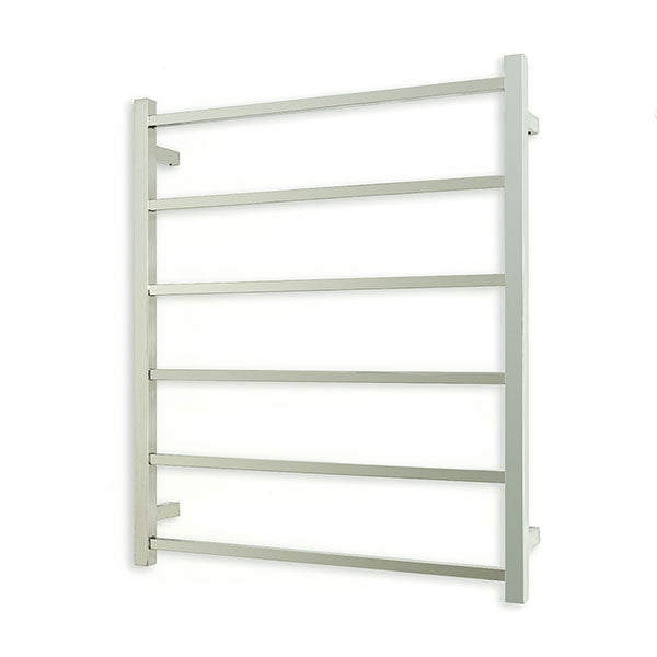 Radiant Square 6 bar Non-Heated Rail 700mmx830mm Polished Stainless Steel - The Blue Space