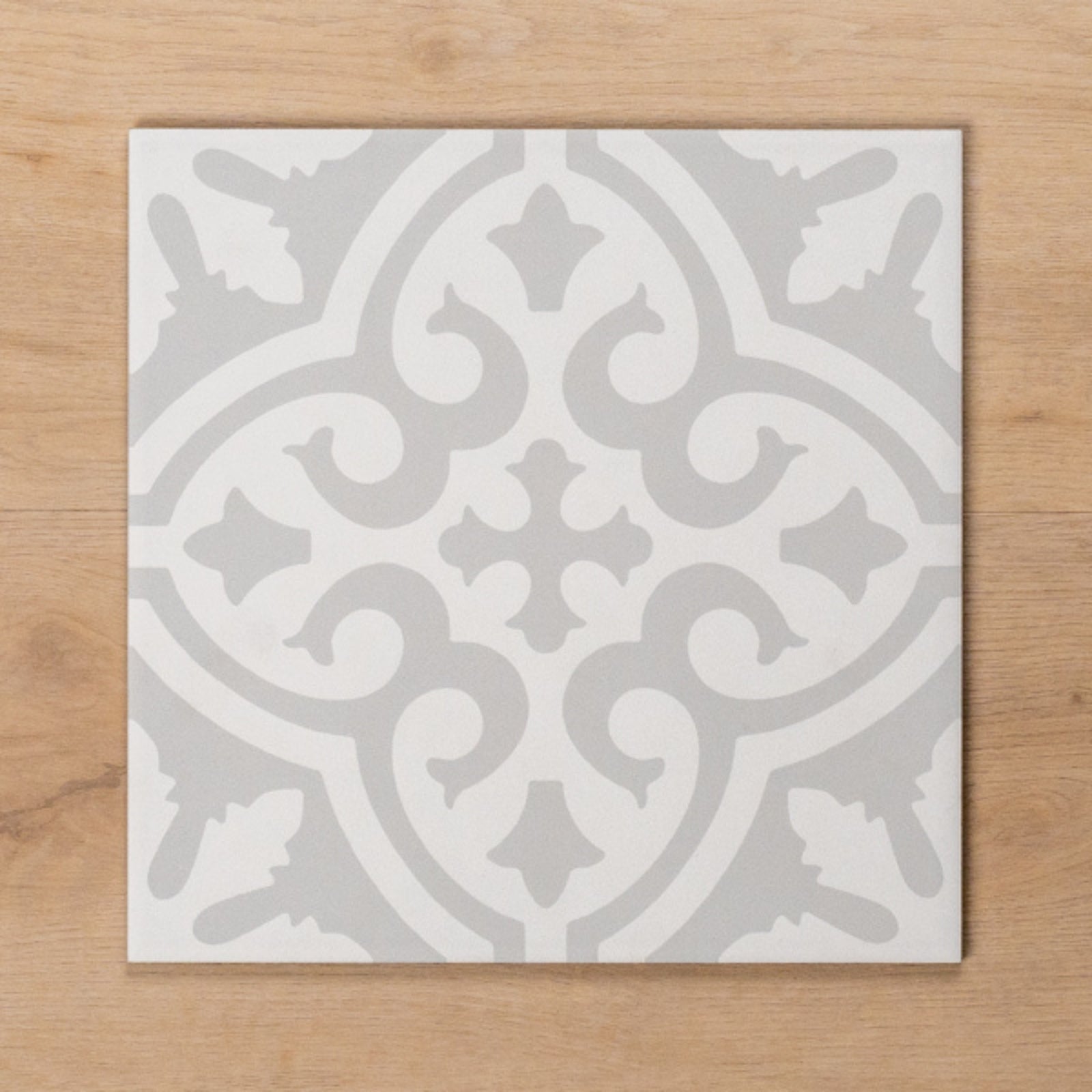 SIngle no Hand Tamarama Soft Grey Matt P3 Cushioned Edge Porcelain Tile 300x300mm 3KENGYM - The Blue Space