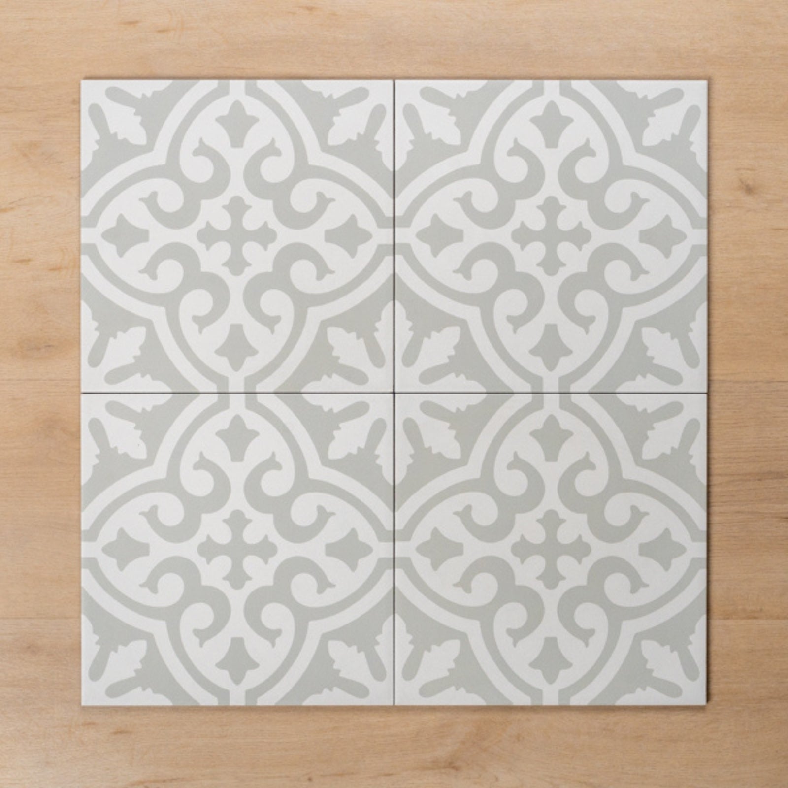 Pattern Tamarama Soft Sage Matt P3 Cushioned Edge Porcelain Tile 300x300mm 3KENSAM - The Blue Space