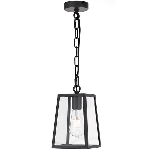 Telbix Cantena ES 15cm Pendant - Black | The Blue Space