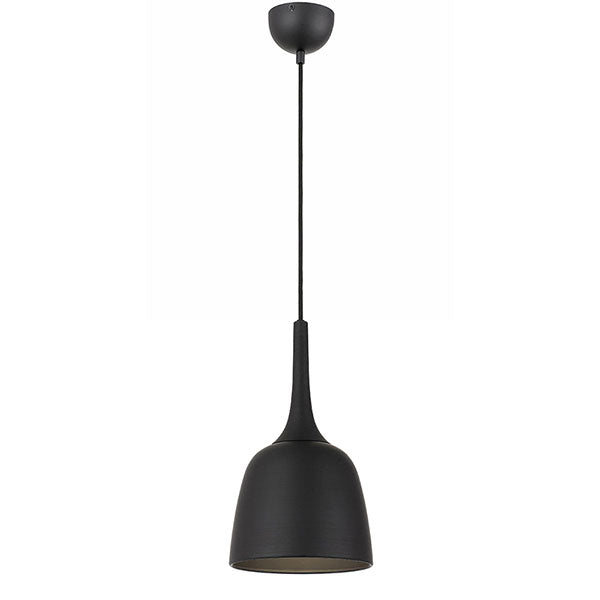 Telbix Polk ES 20cm Pendant Black | The Blue Space