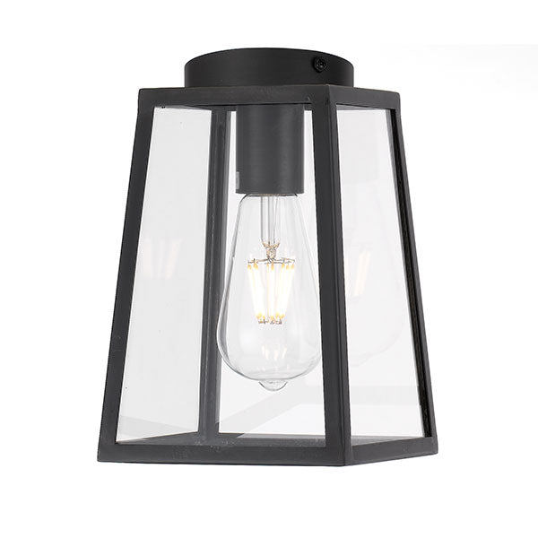 Telbix Cantena ES 15cm Pendant - Black | The Blue Space