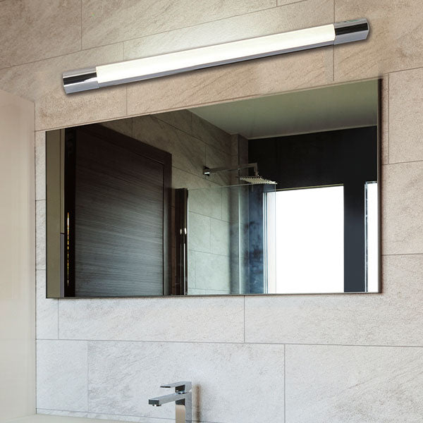 Telbix Oras 24W LED CCT Vanity Wall Light Chrome | The Blue Space