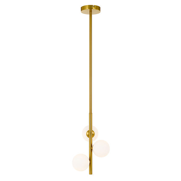Telbix Moran G9 3 Light Pendant in Antique Gold | The Blue Space