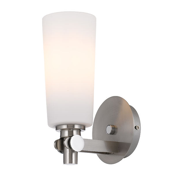 Telbix Delmar ES Wall Light in Nickel | The Blue Space