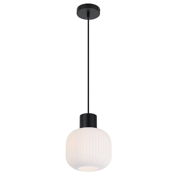 Telbix Nori ES 20cm Pendant - Black - The Blue Space