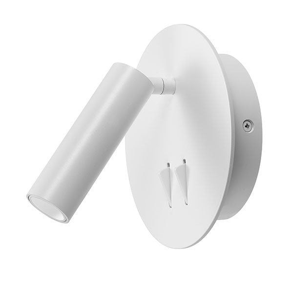 Telbix Esra 4W LED Wall Light Warm White in White | The Blue Space