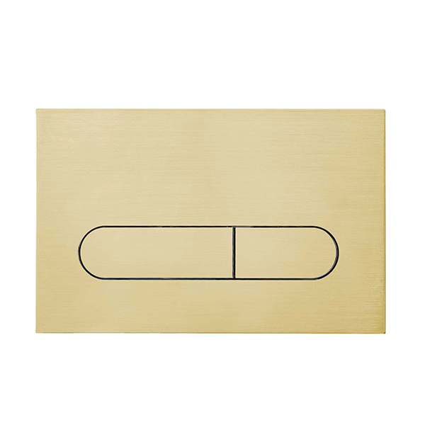 Seima 500 Series Flush Plate - Brushed Gold