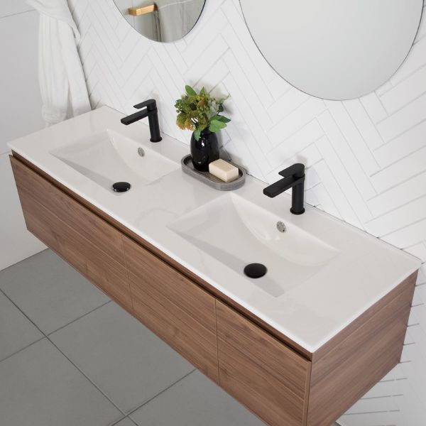 ADP Glacier Lite All Door Slim Vanity with Ceramic Top - The Blue Space