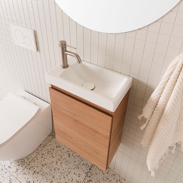 ADP Glacier Lite Mini Wall Hung Vanity with Ceramic Top - The Blue Space