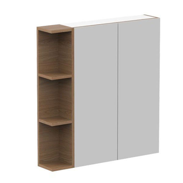ADP Glacier Shaving Cabinet 2 Door 750mm Left Shelf Side - The Blue Space