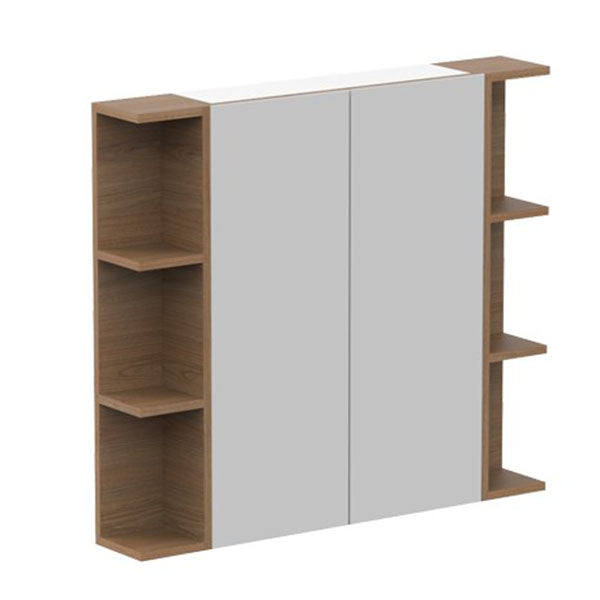 ADP Glacier Shaving Cabinet 2 Door 900mm Double Shelf Side - The Blue Space