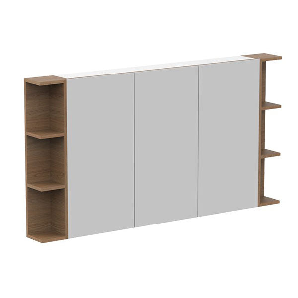 ADP Glacier Shaving Cabinet 3 Door 1500mm Double Shelf Side - The Blue Space