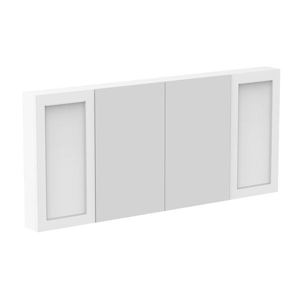 ADP London Shaving Cabinet 1800mm 4 Doors Double Shaker Door - The Blue Space