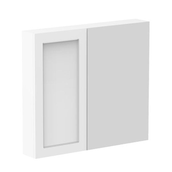 ADP London Shaving Cabinet 2 Door Left Shaker Door 900mm - The Blue Space