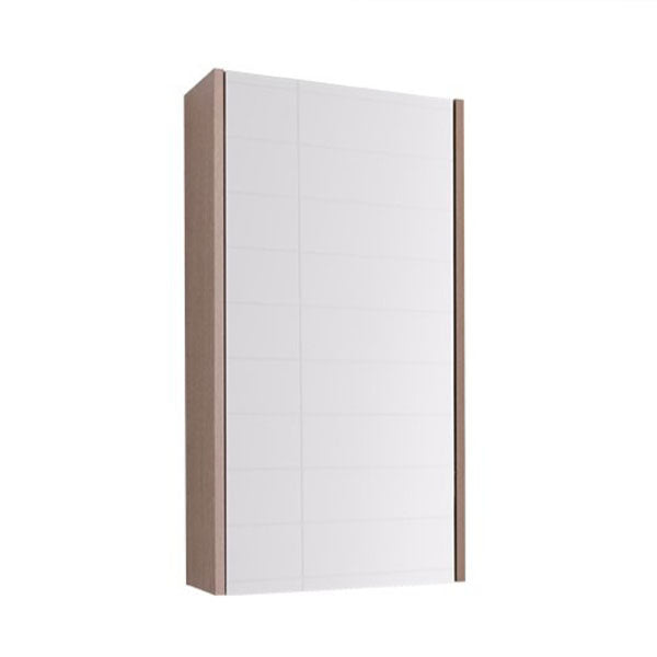 ADP Muse Mirrored Cabinet Coastal Oak Woodmatt textured cabinet finish. - The Blue Space