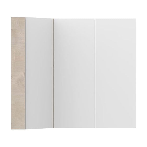 ADP Offset Corner Mirror Shaving Cabinet 3 Door 900mm - The Blue Space