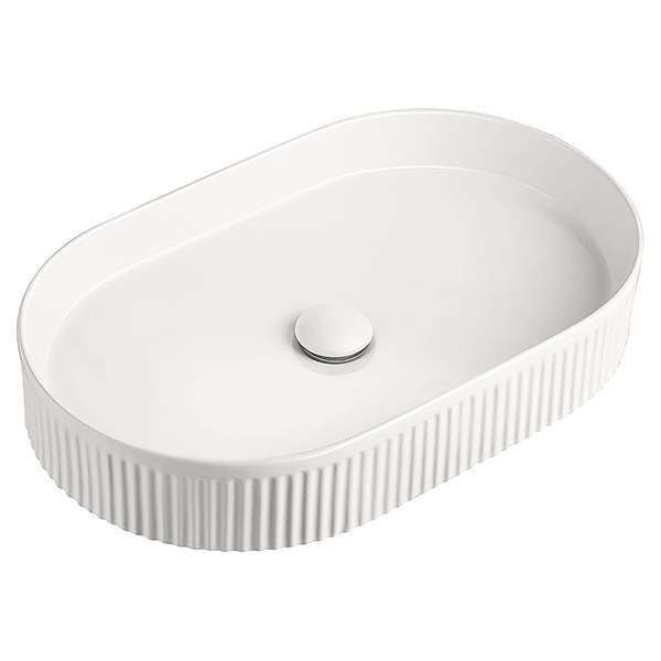 ADP Pill Fluted Above Counter Basin - The Blue Space