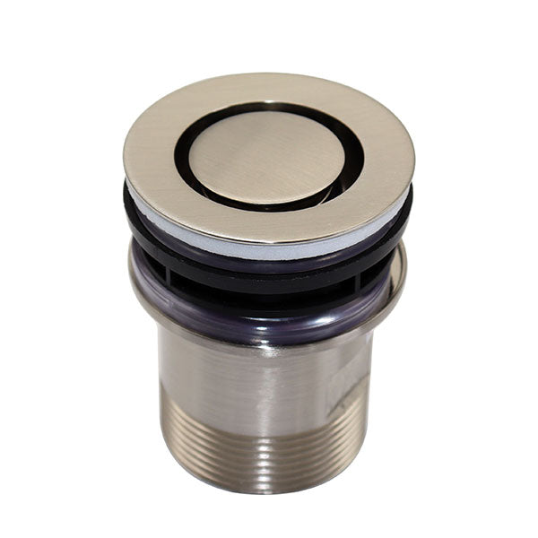 ART Australia Basin Pop Down Universal Plug and Waste 32/40mm Brushed Nickel - The Blue Space