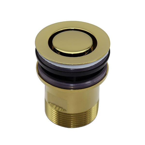 ART Australia Basin Pop Down Universal Plug and Waste 32/40mm Gold - The Blue Space