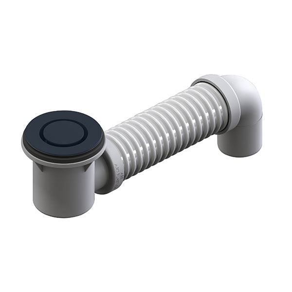 ART Australia Bath Bend Pop Down and Connector Gun Metal Grey - The Blue Space