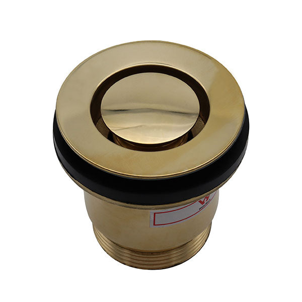 ART Australia Bath Pop Down Plug and Waste 40mm Polished Brass - The Blue Space