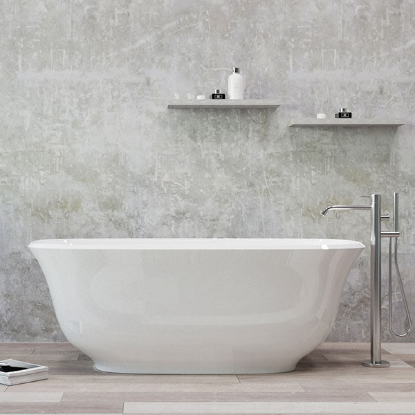 BelBagno Baden Freestanding Bath White - The Blue Space