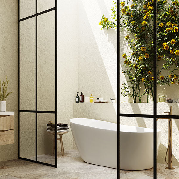 BelBagno Romano Freestanding Bath White - The Blue Space