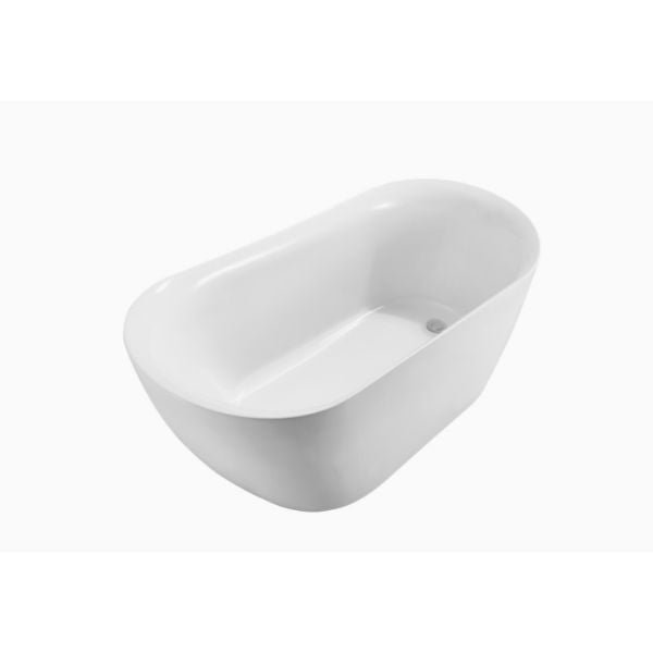 BelBagno Romano Freestanding Bath White