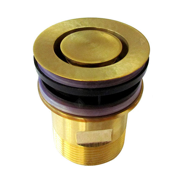 ART Australia Basin Pop-Down® Plug & Waste Universal Plug and Waste 32/40mm Polished Brass - The Blue Space