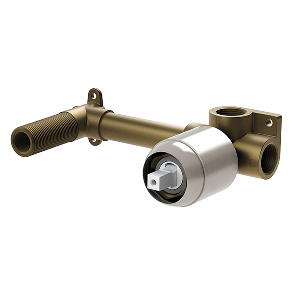 Phoenix Wall Mixer Set Breech Brushed Nickel at The Blue Space