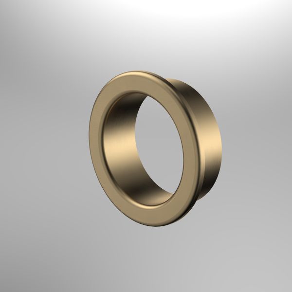 Caroma Basin Overflow Dress Rings Brushed Brass - The Blue Space