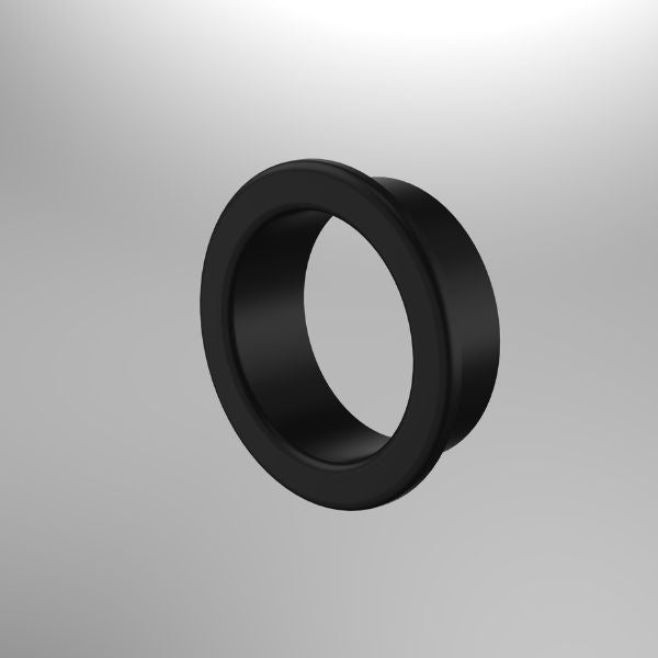 Caroma Basin Overflow Dress Rings Matte Black - The Blue Space