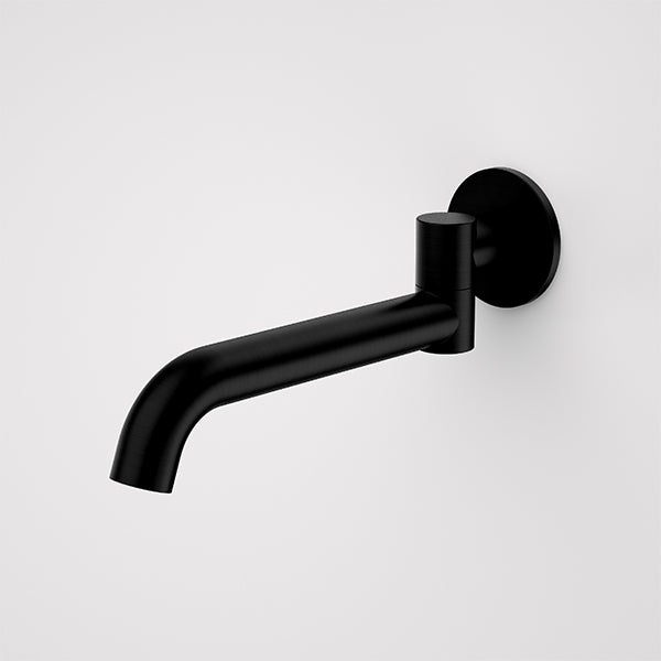 Caroma Liano II Bath Swivel Outlet Matte Black - The Blue Space