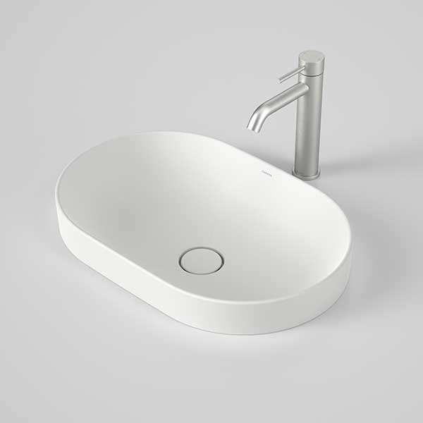 Caroma Liano II 530mm Pill Inset Basin – Matte White