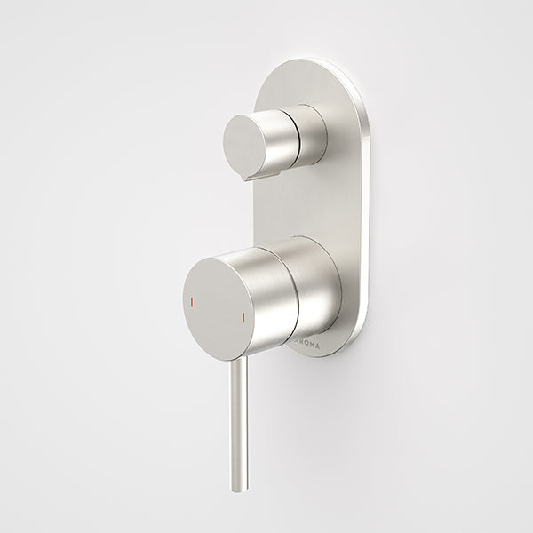 Caroma Liano II Bath/Shower Mixer with Diverter Brushed Nickel - The Blue Space