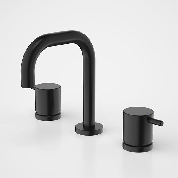 Caroma Luna Lever Basin Tap Set Satin Black - The Blue Space