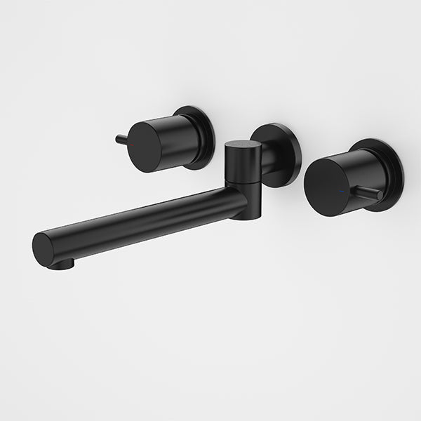 Caroma Luna Lever Laundry Tap Set Satin Black - The Blue Space