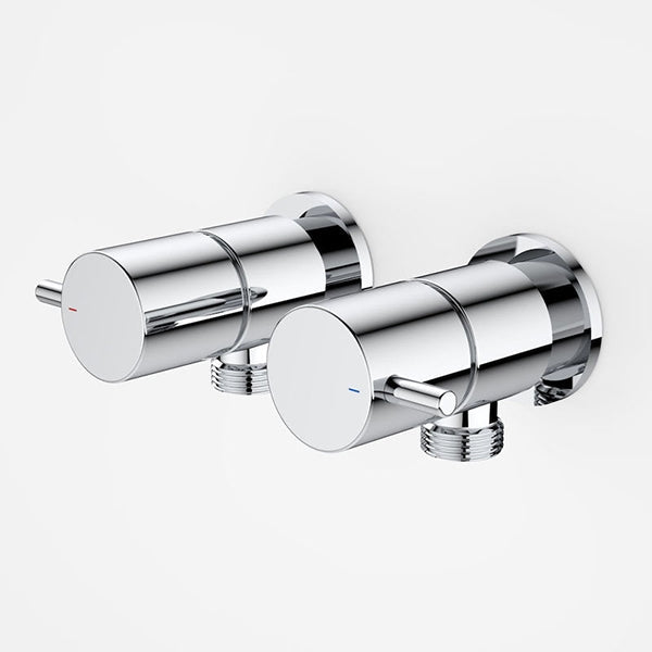 Caroma Coolibah Contemporary Lever Washing Machine Tap Set - The Blue Space