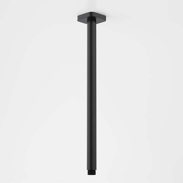 Caroma Luna Straight Arm 410mm Satin Black - The Blue Space