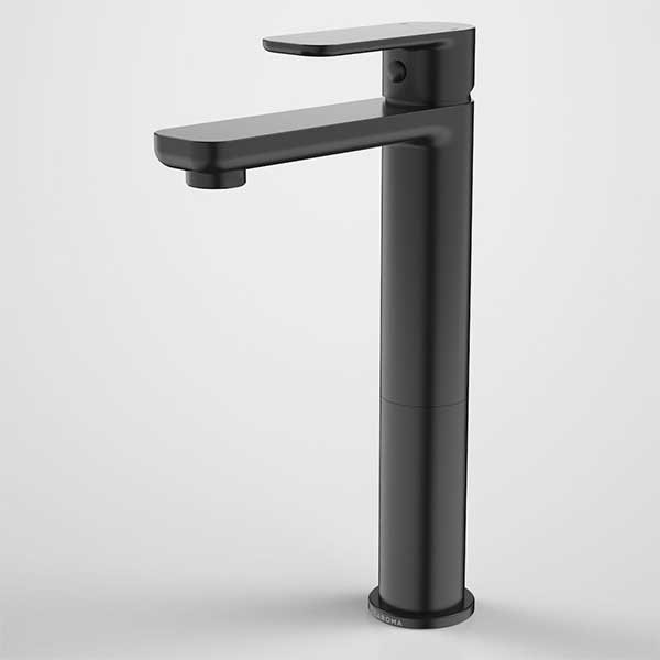 Caroma Luna Tower Basin Mixer Satin Black at The Blue Space